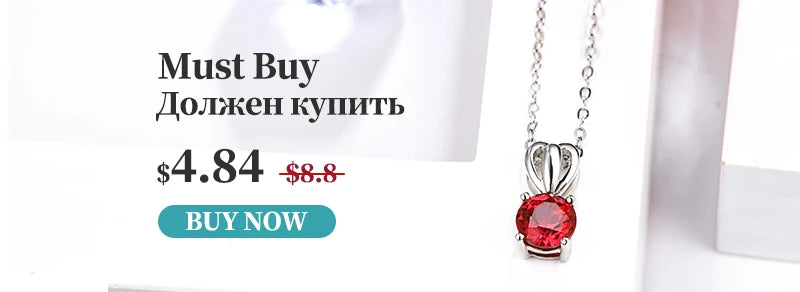 ATTAGEMS Ruby Real Sterling Silver Earring for Women Charming Style Created Sapphire 12 Carats Octagon Cut Wedding Jewelry Gifts