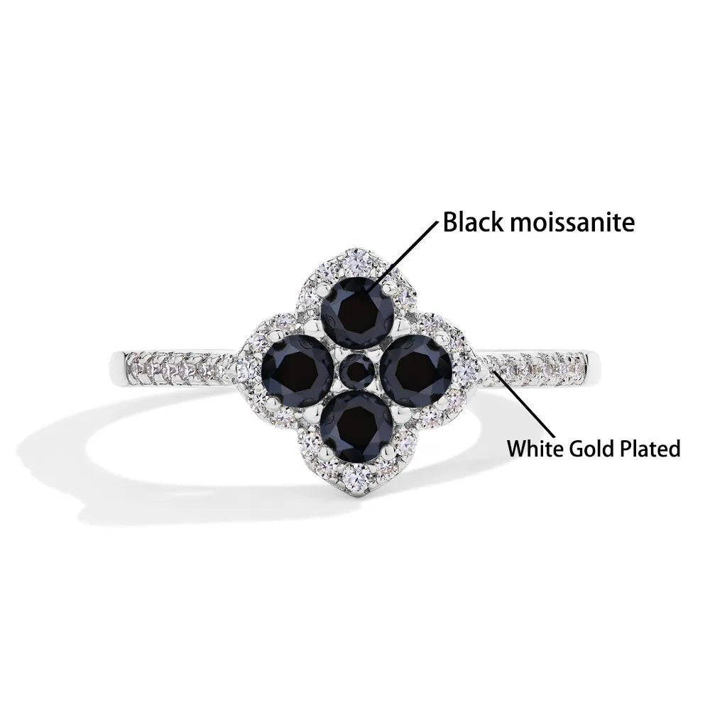 Moissanite rings d color vvs1 925 sterling silver unique engagement rings - GEMORM